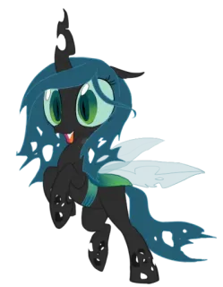 😛 Queen Chrysalis My Little Pony desenho animado, pônei, rainha, Chrysalis, monstro, animação telegram sticker