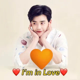 ❤️ I'm in Love amore, cuore, romantico, saluto, affetto, relazione telegram sticker