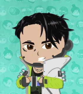 😠 Crypto Apex Legends video game, sticker, Apex Legends, Crypto telegram sticker