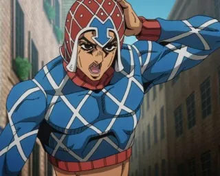 😡 Guido Mista JoJo's Bizarre Adventure Anime, Jojo, Mista, Guido Mista, JoJo's Bizarre Adventure, Personage telegram sticker