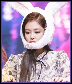 🍒 Jennie Kim jennie, bunny, kpop, idol, korean, singer, blackpink telegram sticker