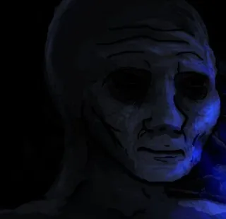 ▪️ triste, deprimido, wojak, meme, angustiado telegram sticker
