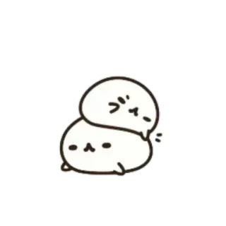 🍥 ブジュ kot, słodki, zwierzę, naklejka, kawaii telegram sticker