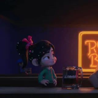 🥨 Vanellope Wreck-It Ralph Desenho animado, Personagem, Filme, Vanellope, Detona Ralph, Bar whatsapp sticker