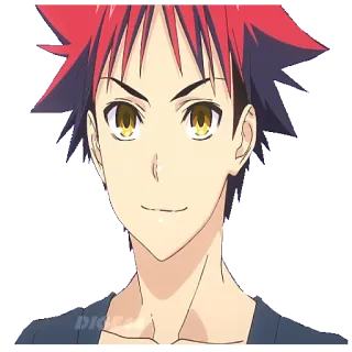 😼 Soma Yukihira Food Wars Anime, Cartoni animati, Manga, Cibo, Cucina, Personaggio telegram sticker