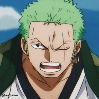 🌽 Zoro One Piece anime, one piece, zoro, roronoa zoro, character, swordsman telegram sticker