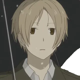 😟 Anime, Homme, Parapluie, Personne, Personnage telegram sticker