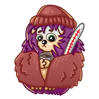 Ёжик telegram stickers