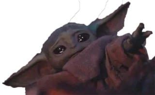 🥺 Grogu The Mandalorian Grogu, Baby Yoda, The Mandalorian, Star Wars, süß, weinen telegram sticker