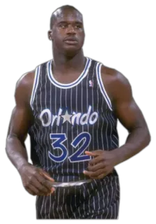 😶 Shaquille O'Neal 농구, NBA, 샤크, 운동선수, 올랜도 매직 telegram sticker