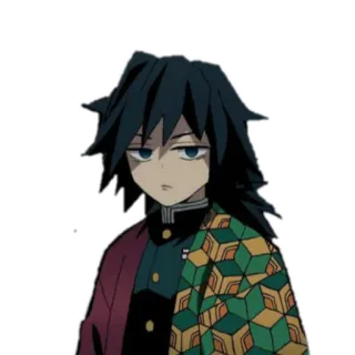 😒 Giyu Tomioka Demon Slayer Anime, Demon Slayer, Giyu Tomioka, Manga whatsapp sticker