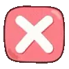 ❌