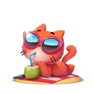 котёнок Таффи telegram stickers