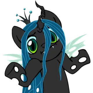 Queen Chrysalis telegram stickers