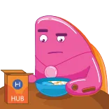 😱 HUB telegram sticker