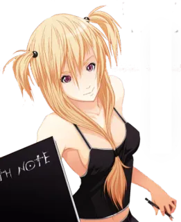 💀 Death Note DEATH NOTE аниме, Death Note, манга, персонаж telegram sticker