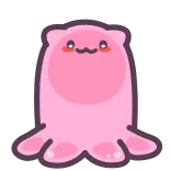 😂 ร้องไห้, เศร้า, น่ารัก, สีชมพู telegram sticker