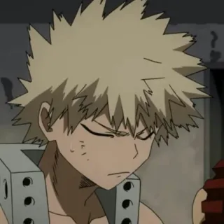 🍺 Bakugo My Hero Academia Anime, My Hero Academia, Bakugo, Katsuki Bakugo, Karakter, Fanart telegram sticker