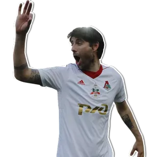 👌 サッカー, フットボール, アスリート, 選手, スポーツ, お祝い telegram sticker