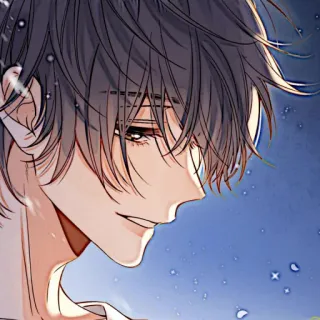 📼 Anime, Junge, Cartoon, Hübsch, Mann, Männlich whatsapp sticker