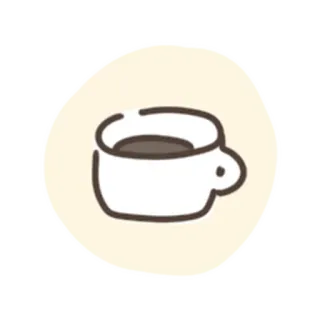 💓 kaffee, tasse, getränk, getränk, niedlich, café whatsapp sticker