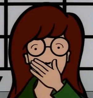 🌟 Daria Morgendorffer Daria cartoon, daria, sarcasm, daria morgendorffer, mtv, 90s telegram sticker