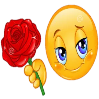 🌹 emoji, rosa, flor, romance, amor, lindo, romántico telegram sticker