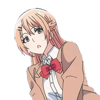 😯 动漫, 漫画, 女孩, 角色 telegram sticker