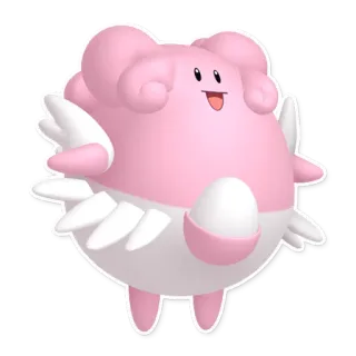 ❤️ Blissey Pokemon Pokemon, Leuphorie, rose, fée telegram sticker