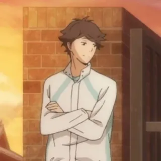 💗 Oikawa Tooru Haikyuu!! Anime, Haikyuu, Oikawa, Personaggio, Tooru, Sport, Pallavolo telegram sticker