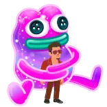 🫂 Cartoon, Figur, Digitale Kunst, Sticker telegram sticker
