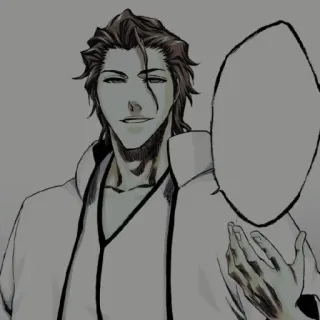 🧬 Sosuke Aizen Bleach anime, manga, villano, aizen, sosuke, bleach telegram sticker