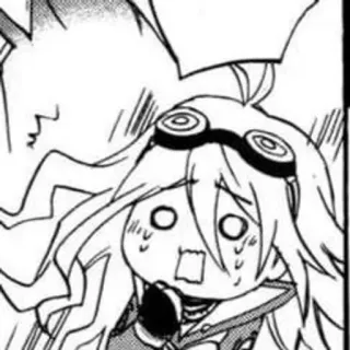 🔩 Miu Iruma Danganronpa V3: Killing Harmony anime, character, shocked, cartoon telegram sticker