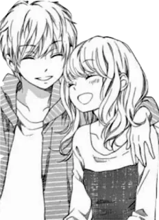💖 Anime, Manga, Coppia, Romance, Amore telegram sticker