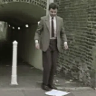 🕺 Mr. Bean comedy, humor, british comedy, funny, rowan atkinson whatsapp sticker