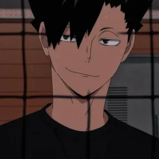 🌟 Tetsurō Kuroo Haikyuu!! anime, haikyuu, tetsuro kuroo, kuroo, volleyball telegram sticker