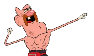 💪 Uncle Grandpa cartoon, funny, crazy, uncle grandpa telegram sticker
