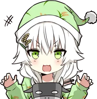 😏 Anime, Kawaii, Dễ thương, Cô gái, Nhân vật, Phim hoạt hình telegram sticker