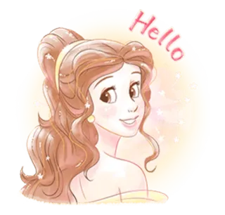 Beauty and the Beast (Romantic) whatsapp stickers