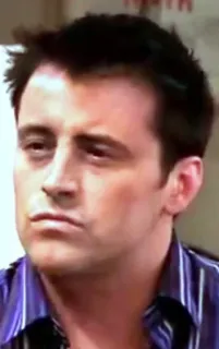 😒 Joey Tribbiani Friends sitcom, televisión, personaje, actor whatsapp sticker