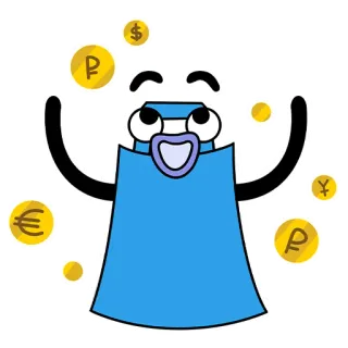 💵 お金, 漫画, 金融, 経済 telegram sticker