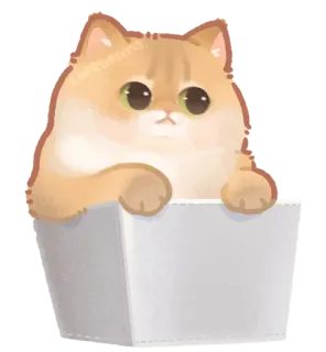🐾 猫, 子猫, 動物, ペット, かわいい, 箱, ステッカー telegram sticker