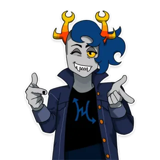 😉 персонаж, иллюстрация, мультфильм, стикер telegram sticker
