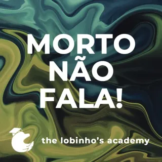 ⛱ MORTO NÃO FALA! ภาษาโปรตุเกส, ตายแล้ว, พูดไม่ได้, สีหน้า, คำพูด telegram sticker