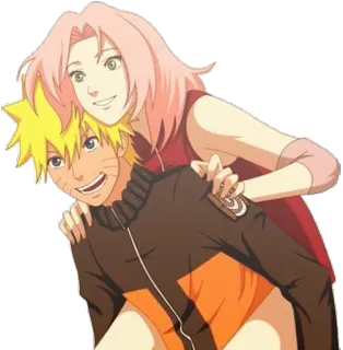 😊 Naruto, Sakura Naruto Аниме, Мультфильмы, Персонажи, Дружба telegram sticker
