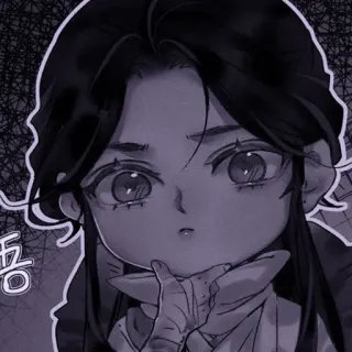 🫐 꿈 мультфильм, аниме, корейский, рисунок, девушка, мечта telegram sticker