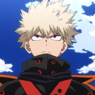💥 Katsuki Bakugo My Hero Academia Anime, My Hero Academia, Bakugo, Katsuki, Karakter, Pahlawan, Kartun whatsapp sticker