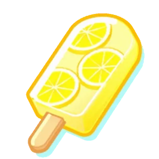 😊 polo, limón, amarillo, verano, dulce, helado, postre, congelado whatsapp sticker