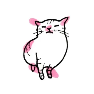 😑 кот, животное, милый, стикер telegram sticker