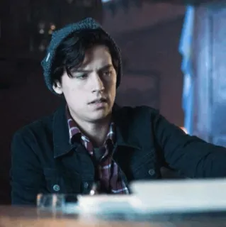 💸 Jughead Jones Riverdale Jughead, Riverdale, teen drama, Cole Sprouse, character, tv show telegram sticker